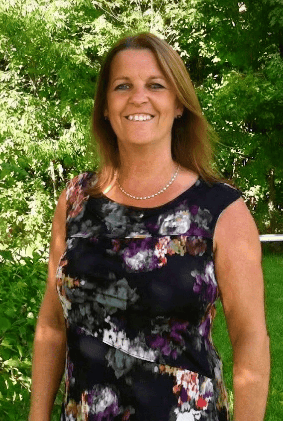 Kathleen “Kathy” Dawn Ferguson smiling outdoors